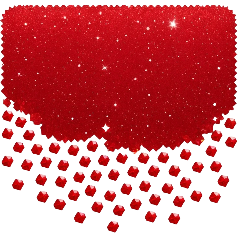 red glitter dead emoji