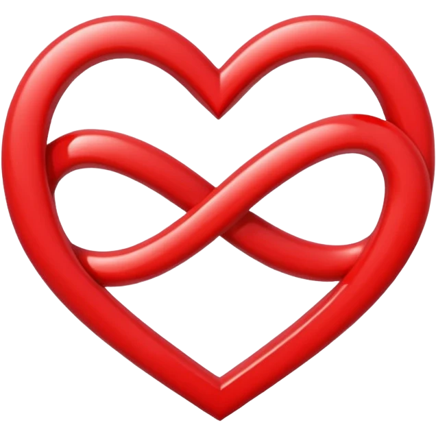 Heart with infinity simble emoji