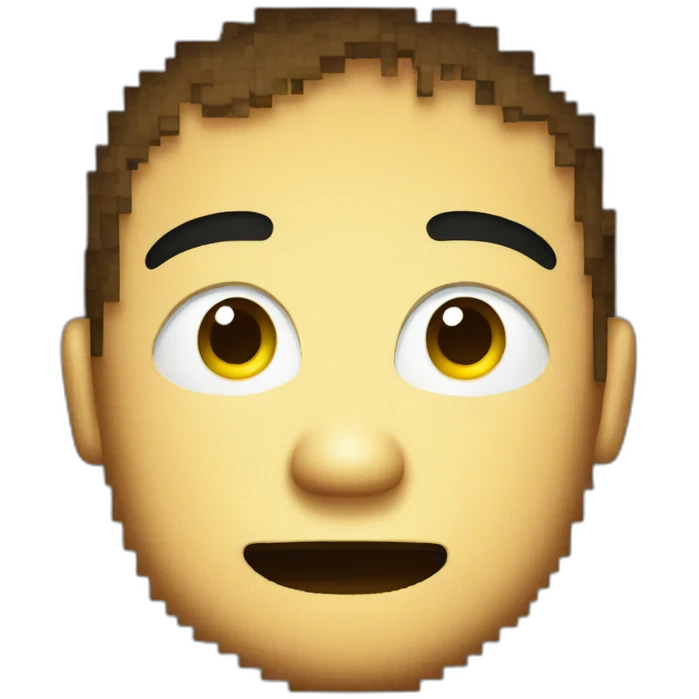 pixelated face emoji
