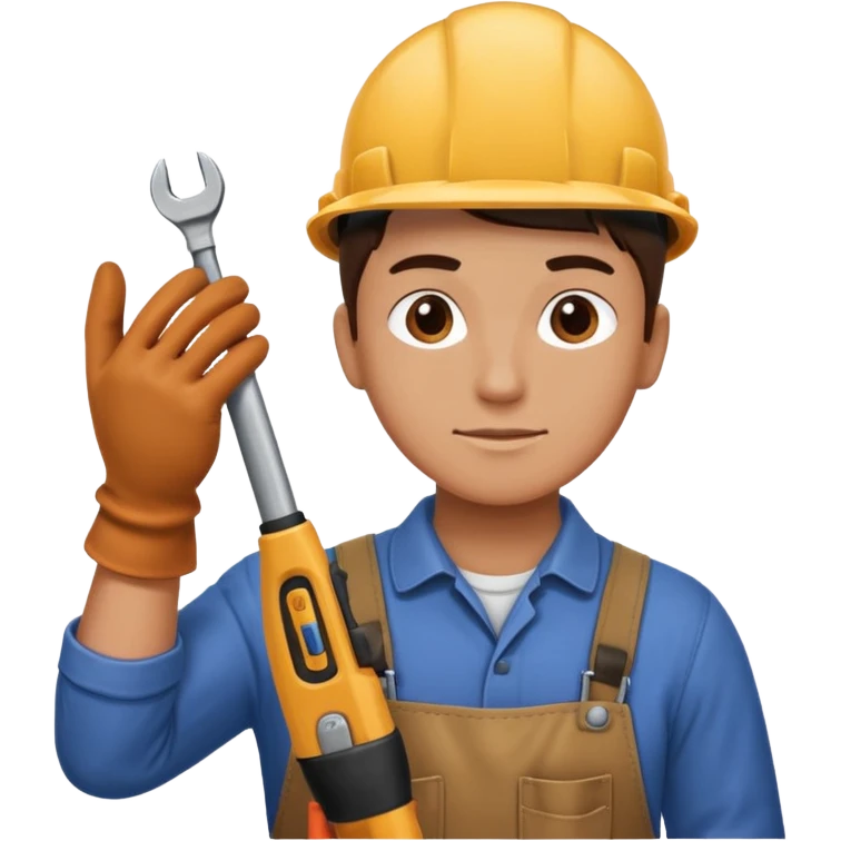 person Repairing a tool emoji