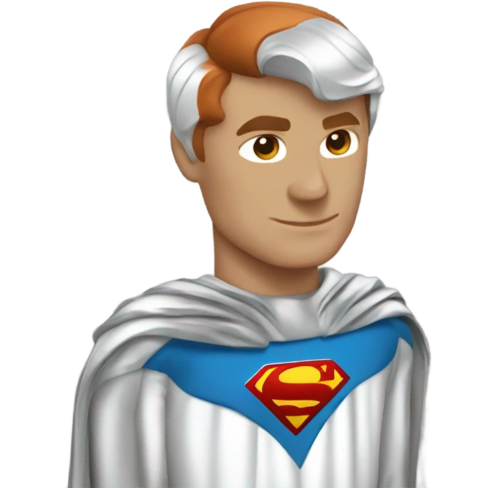 Chrome Superman emoji