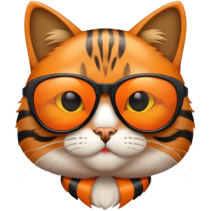 Cat wearing sunglasses emoji