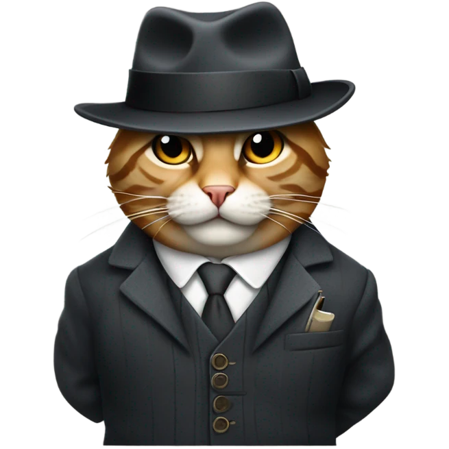 Cat bring gangster emoji