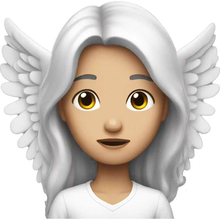 A broken angel  emoji