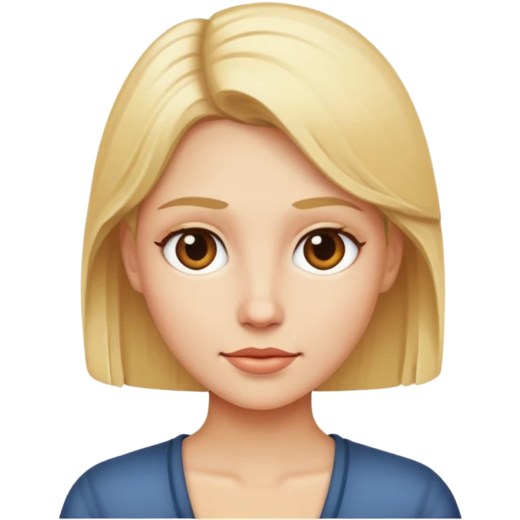 stupid blonde emoji