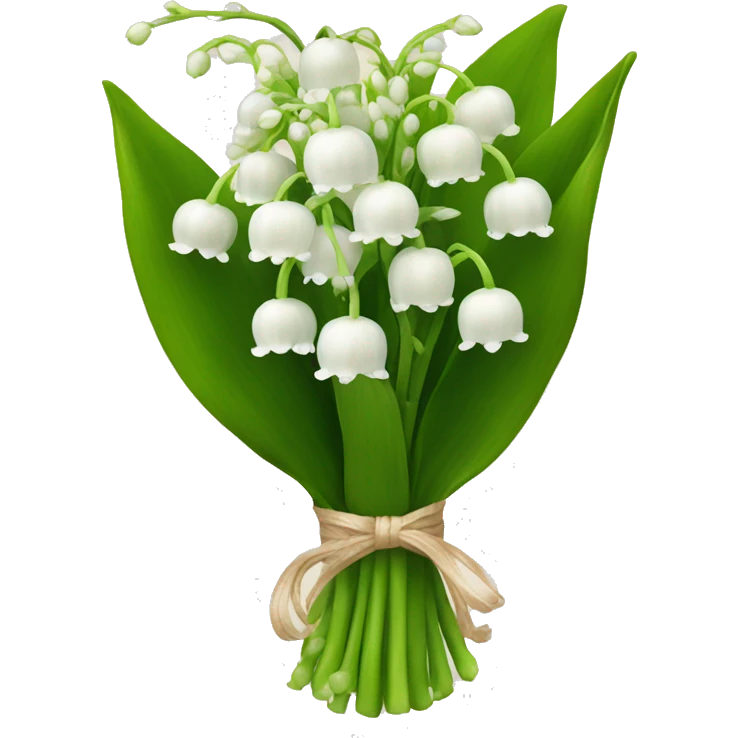 lily of the valley bouquet emoji