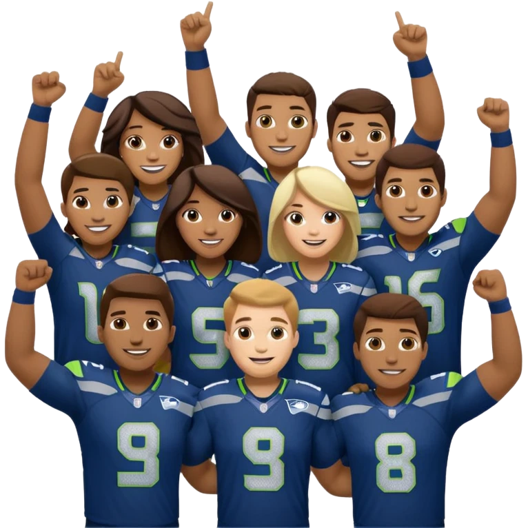 Seahawks celebrating emoji