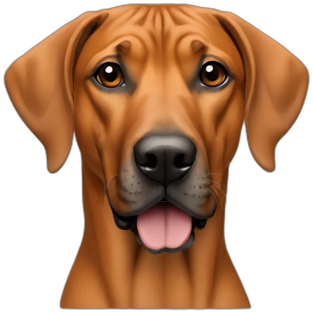 Rhodesian ridgeback emoji