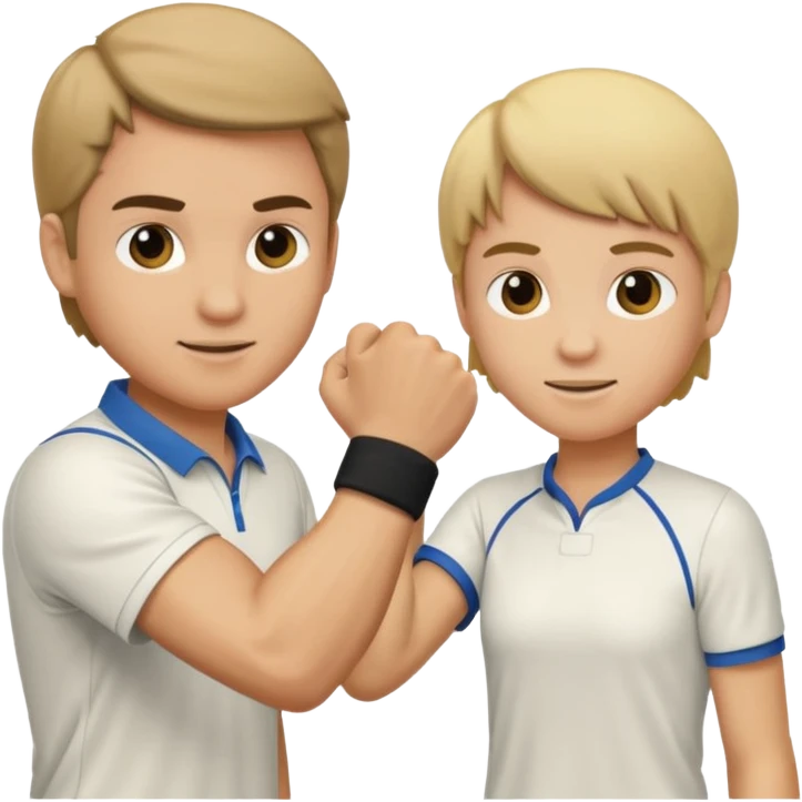 Tennis let’s go fist emoji