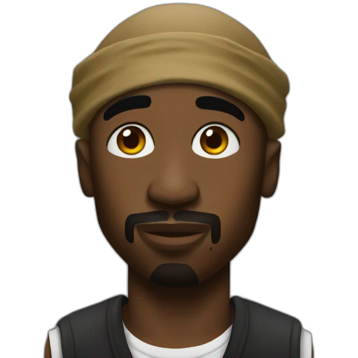 tupac emoji