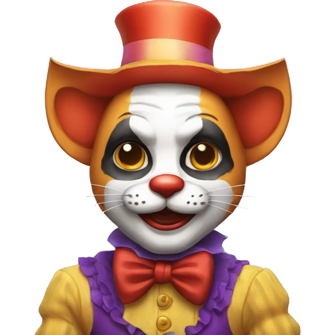 Gato payaso  emoji