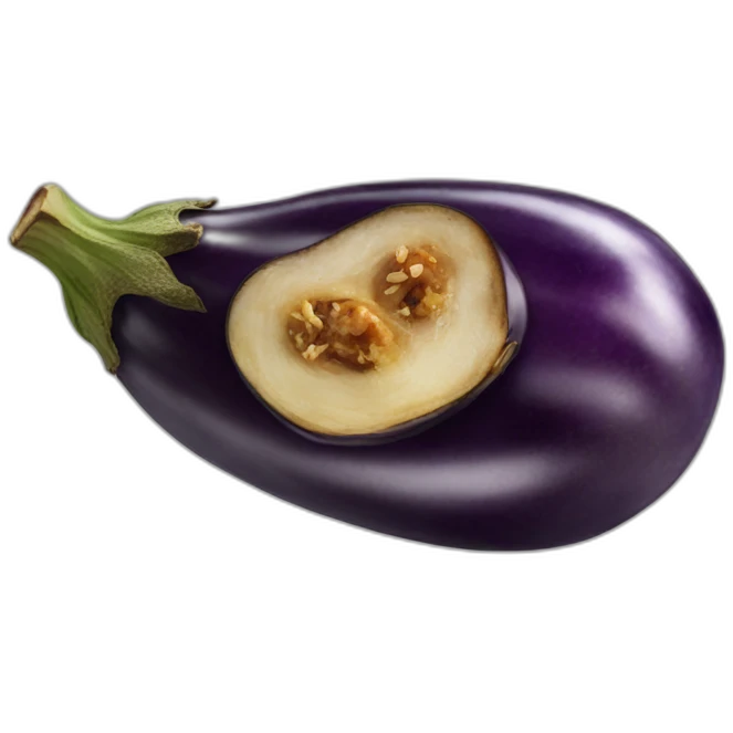 roasted eggplant emoji