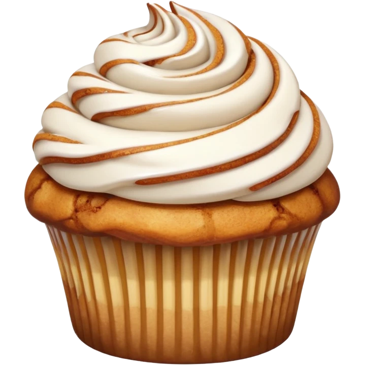cinnamon roll cupcake emoji