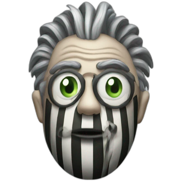 Beetlejuice in smoking  emoji