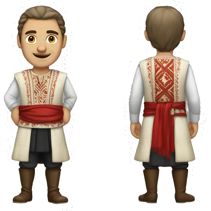 Albanian man in traditional clothes  emoji