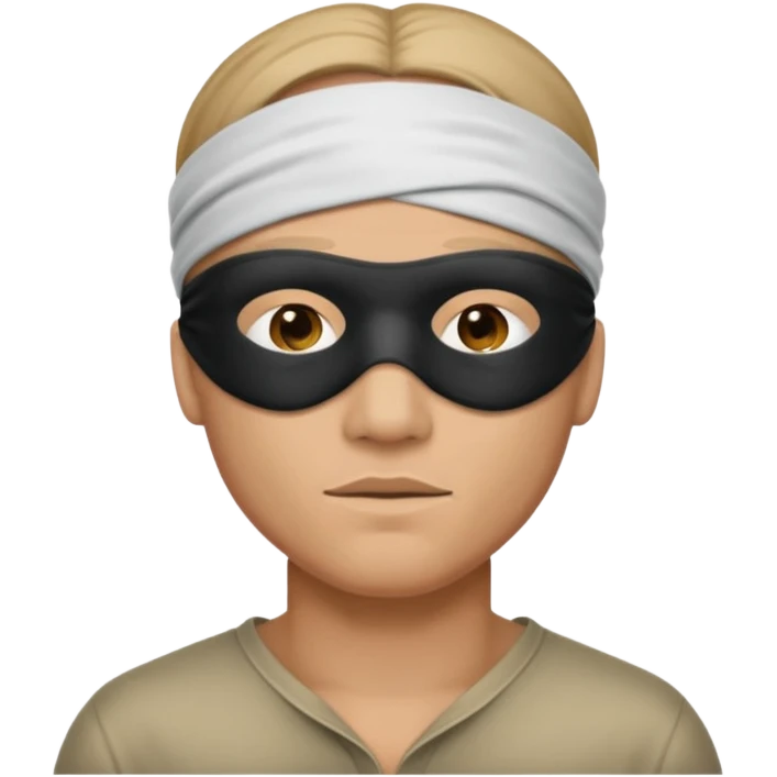 blindlyfolded one men emoji