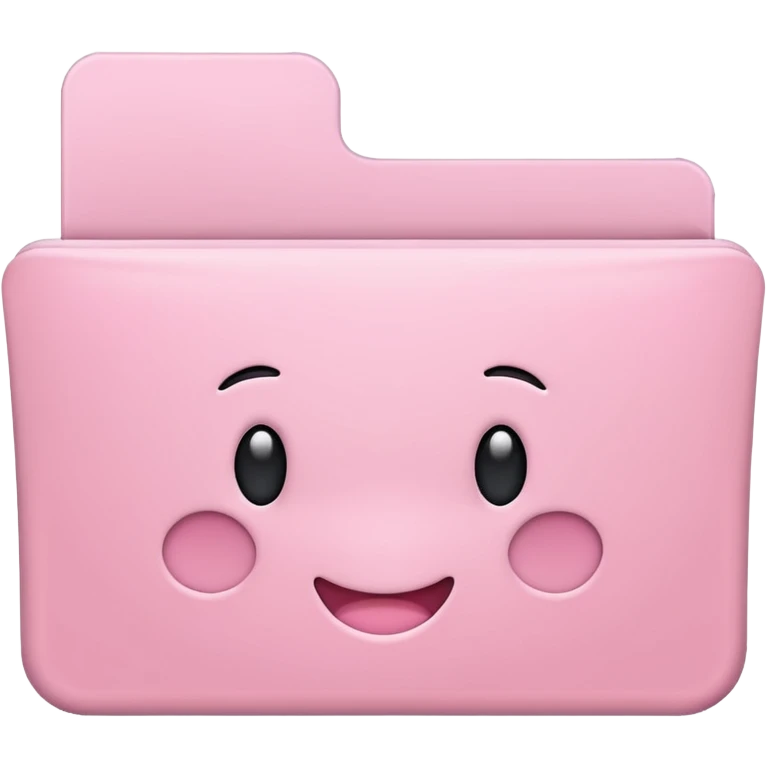 pastel pink folder for app icon aesthetic emoji