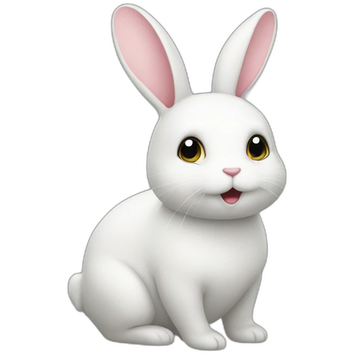 Lapin sur baleine emoji