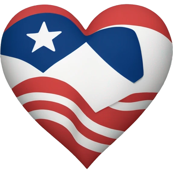 Samishe flag in heart shape emoji