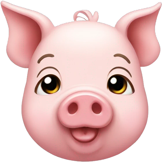 pig lovely emoji