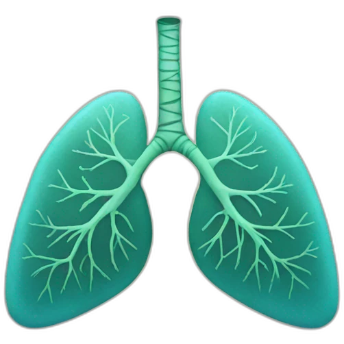 A happy pair of lungs emoji