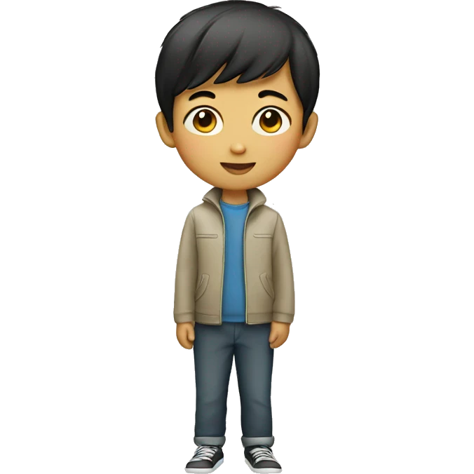 Little Asian boy  emoji
