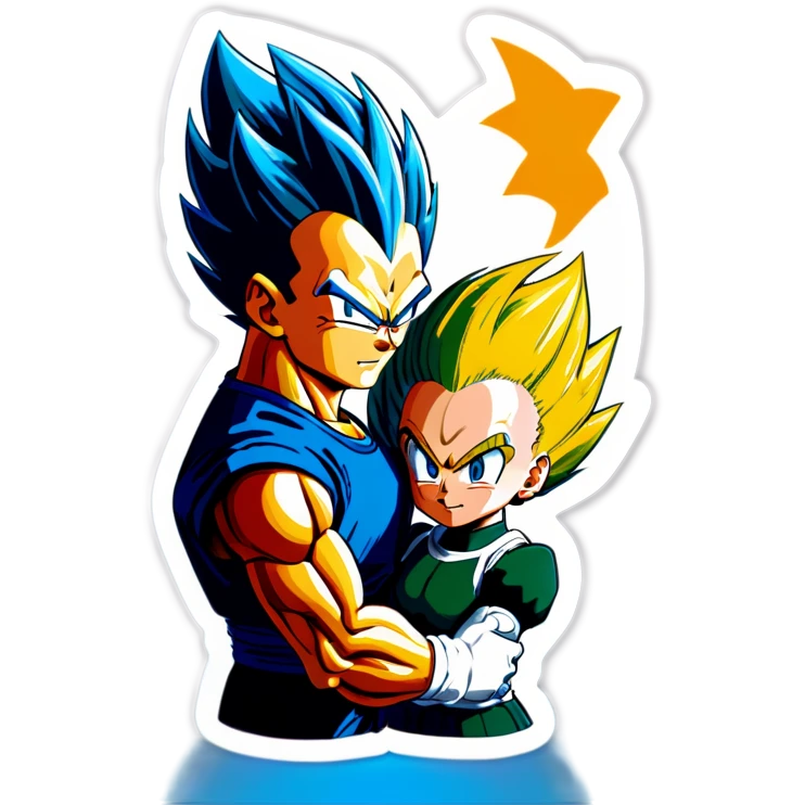 Vegeta y bulma  emoji