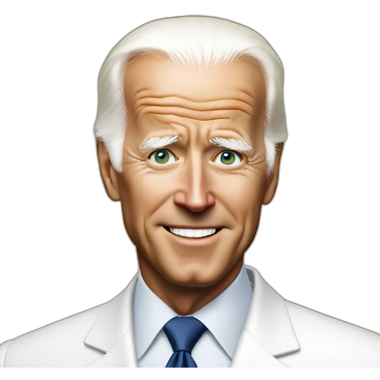 joe biden with laser eyes emoji
