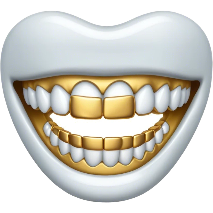 trap silver teeth  emoji