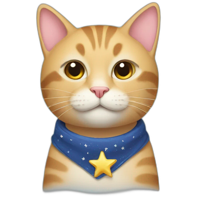cat with star emoji