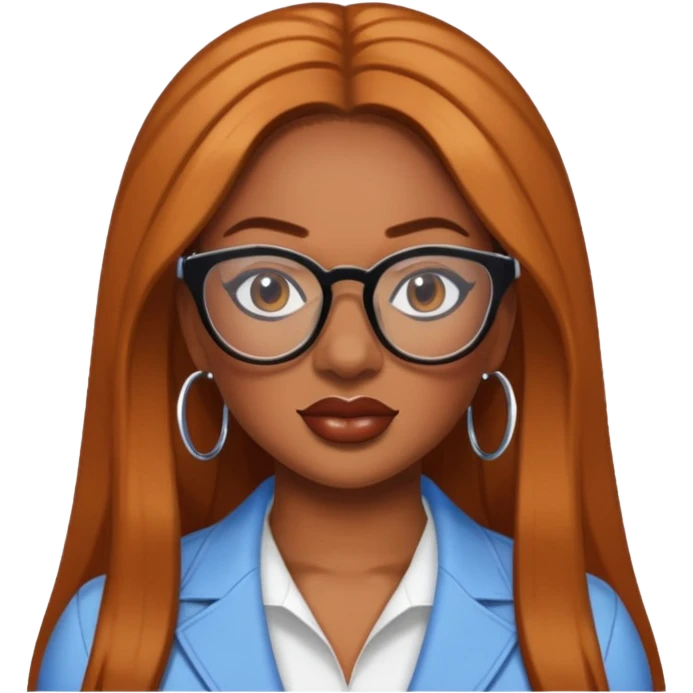 Megan Thee Stallion wear glasses emoji