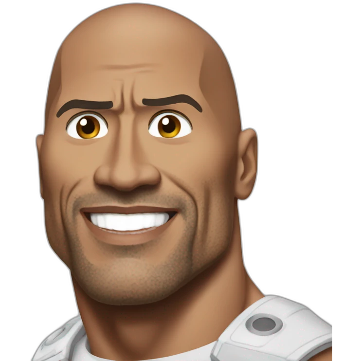 the rock dwayne johnson Iron Man emoji