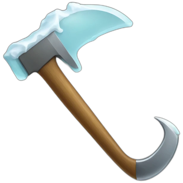 ice axe emoji