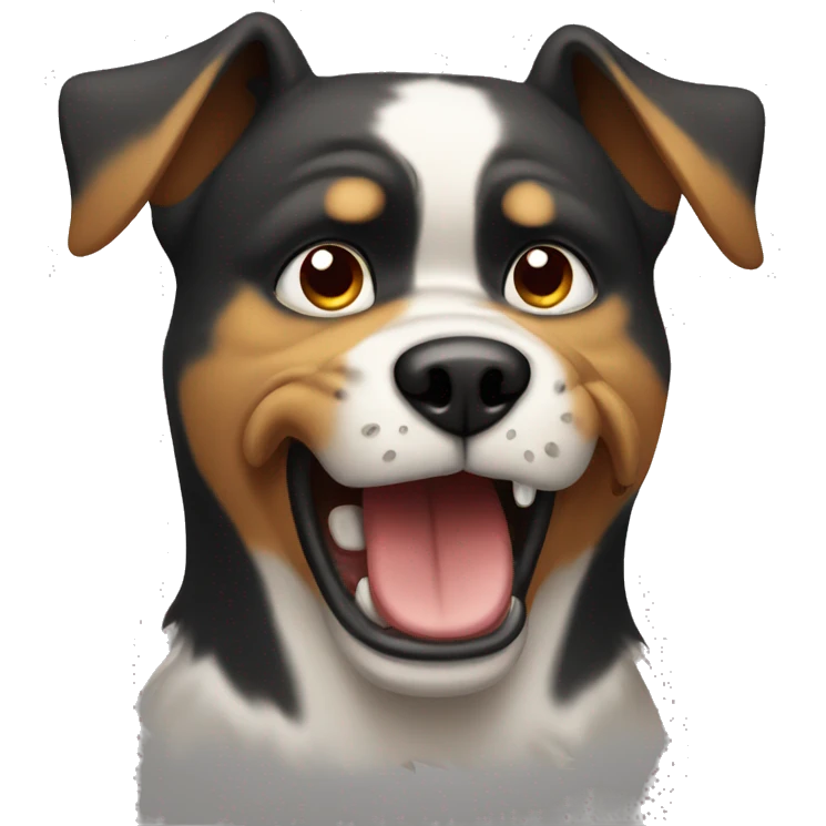 Angry dog emoji