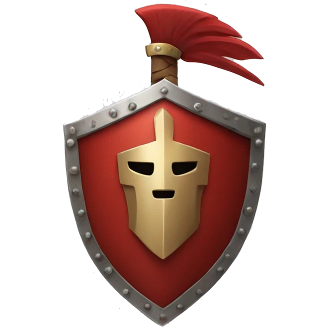 gladiator red shield emoji