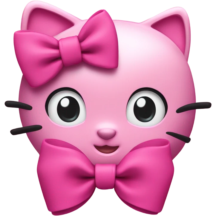 hello kitty bow emoji