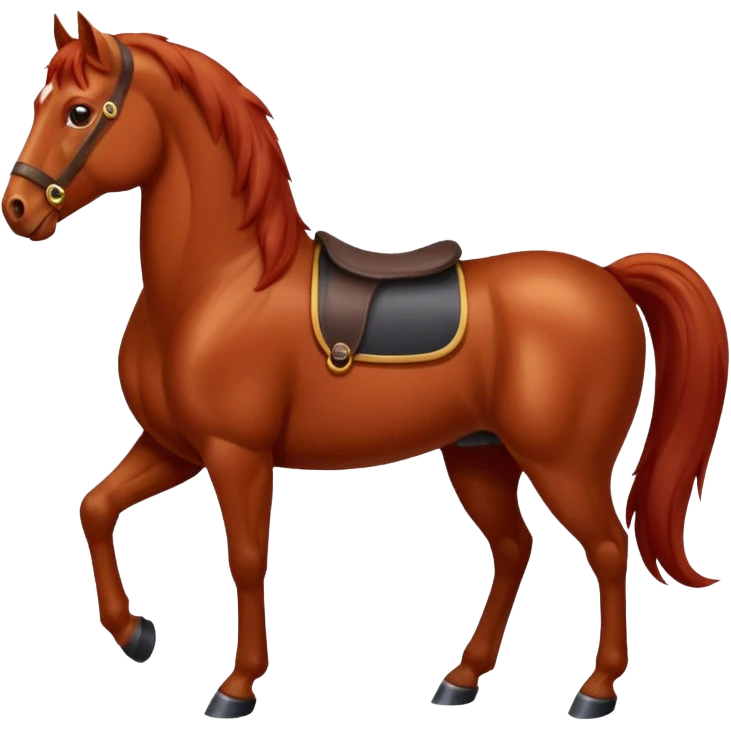 Red horse emoji
