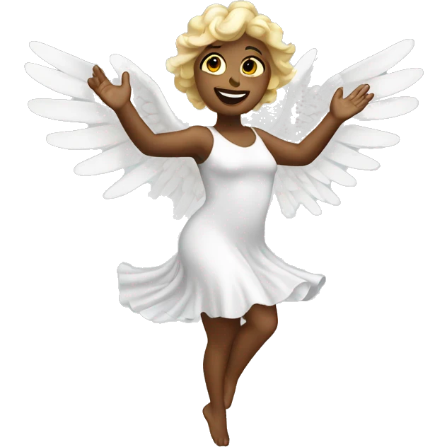 Dancing angel emoji