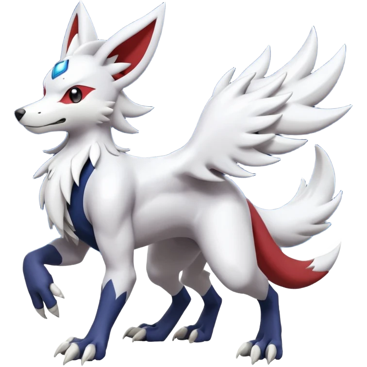 Koraidon-Lycanroc(midnight form)-Lugia-fusion  emoji