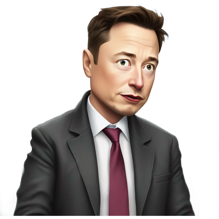 elon musk being deported emoji