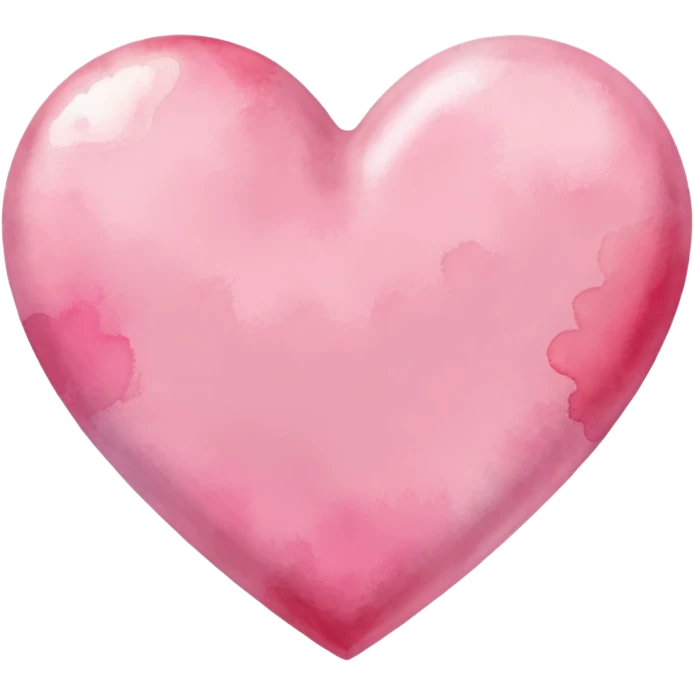 heart with watercolor effect emoji