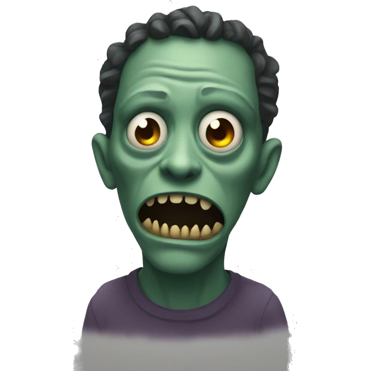 Creepy monster emoji