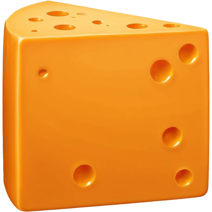 1 sheet of cheddar cheese emoji