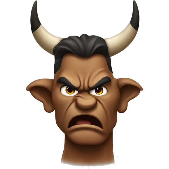 Bulls angry emoji