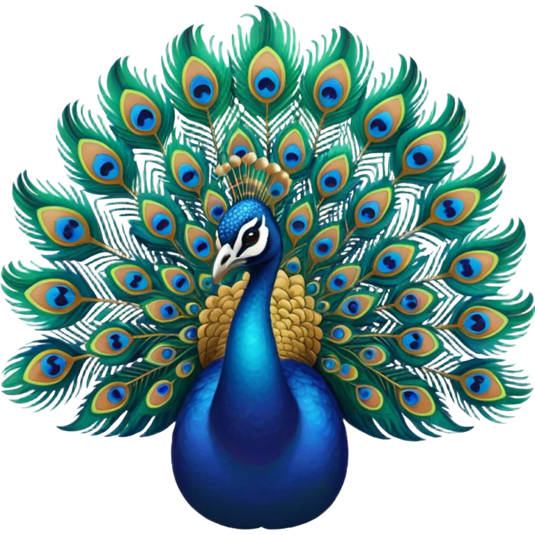 peacock
 emoji