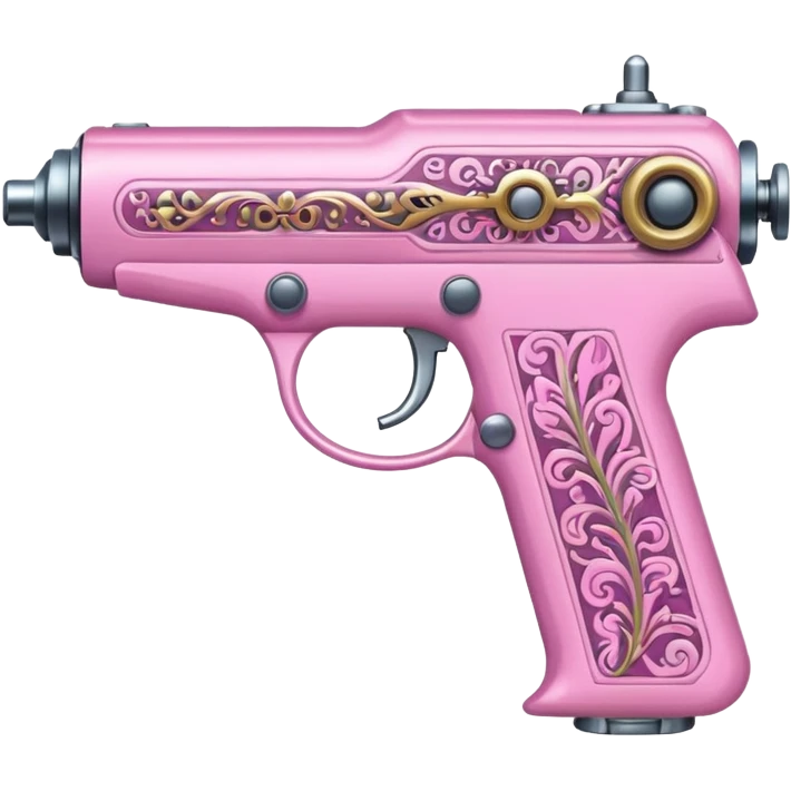pink tattoo gun emoji