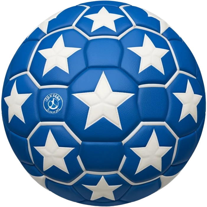 blue stars champions league soccer ball emoji