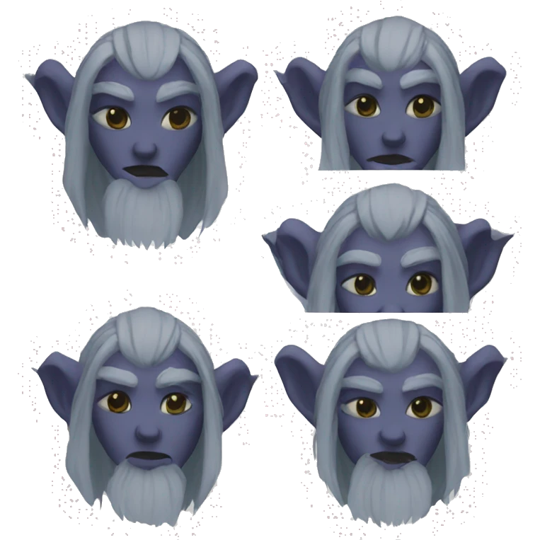 Drow emoji