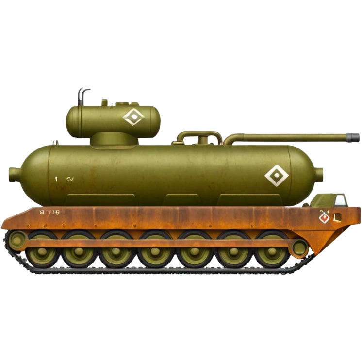create an ultra realistic american modern spg tanker emoji