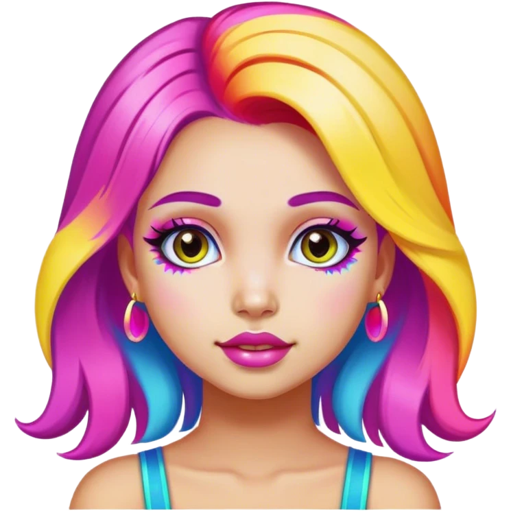inspired by Lisa Frank artwork from the 1990s emoji